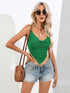 'Quilla' Crisscross Tie Back Knit Top - Celes Fashion
